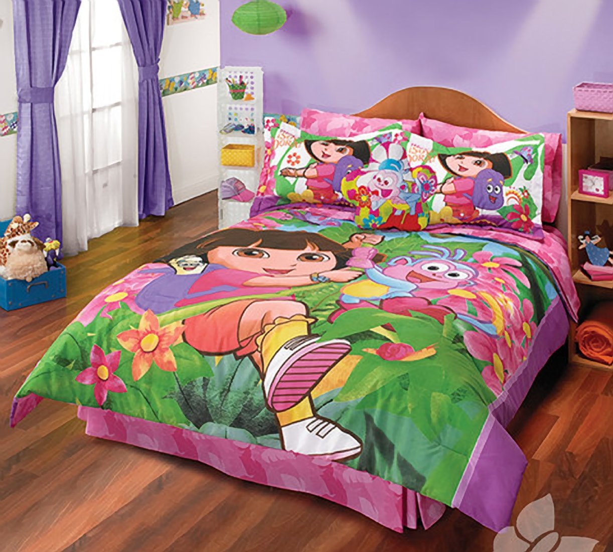 dora the explorer bed set