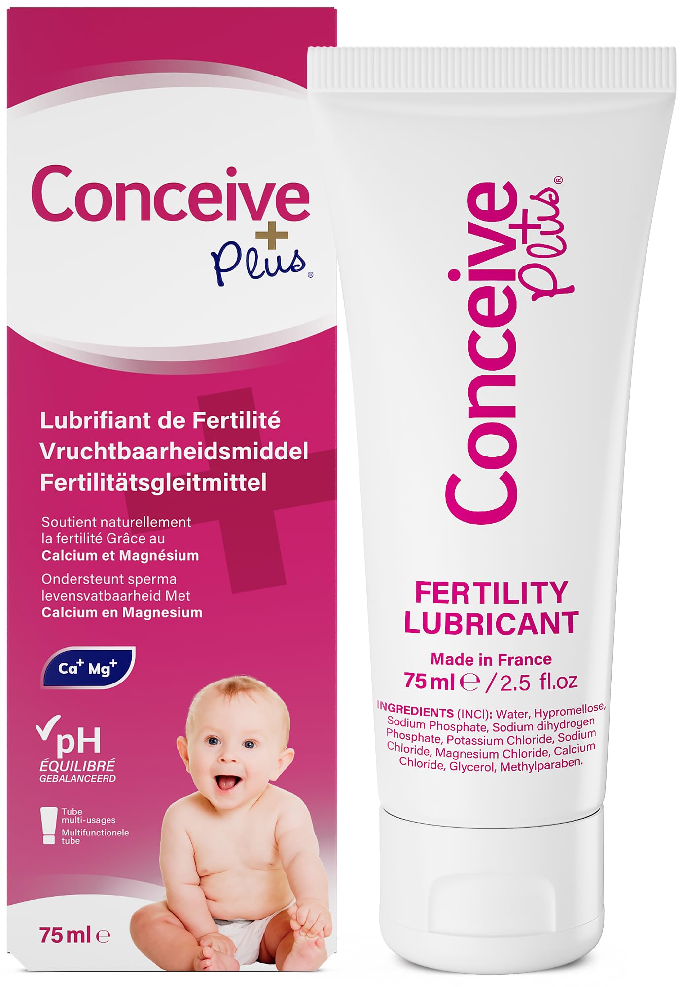 Conceive Plus Lubrifiant Fertilité Gel Intime 75ml