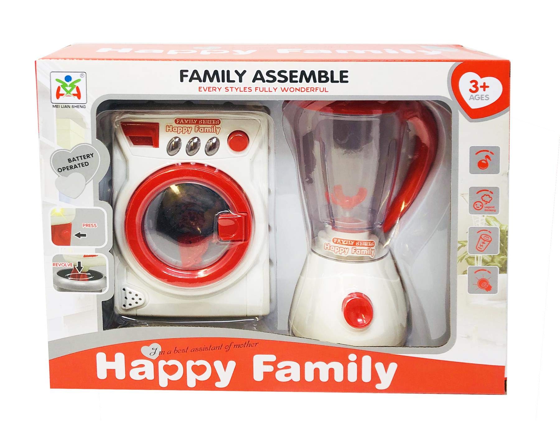 battery operated toy washing machine