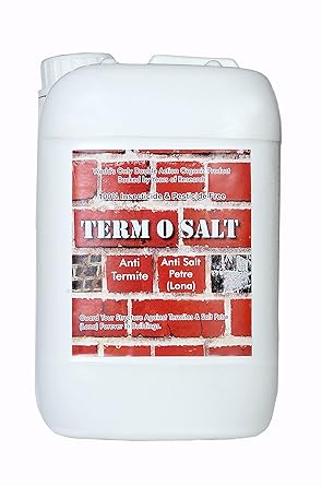TERM O SALT, Anti Termite & Anti Efflorescence (LONA) Chemical Liquid for Walls and Buildings (Pre and Post Construction) - 5 Kg