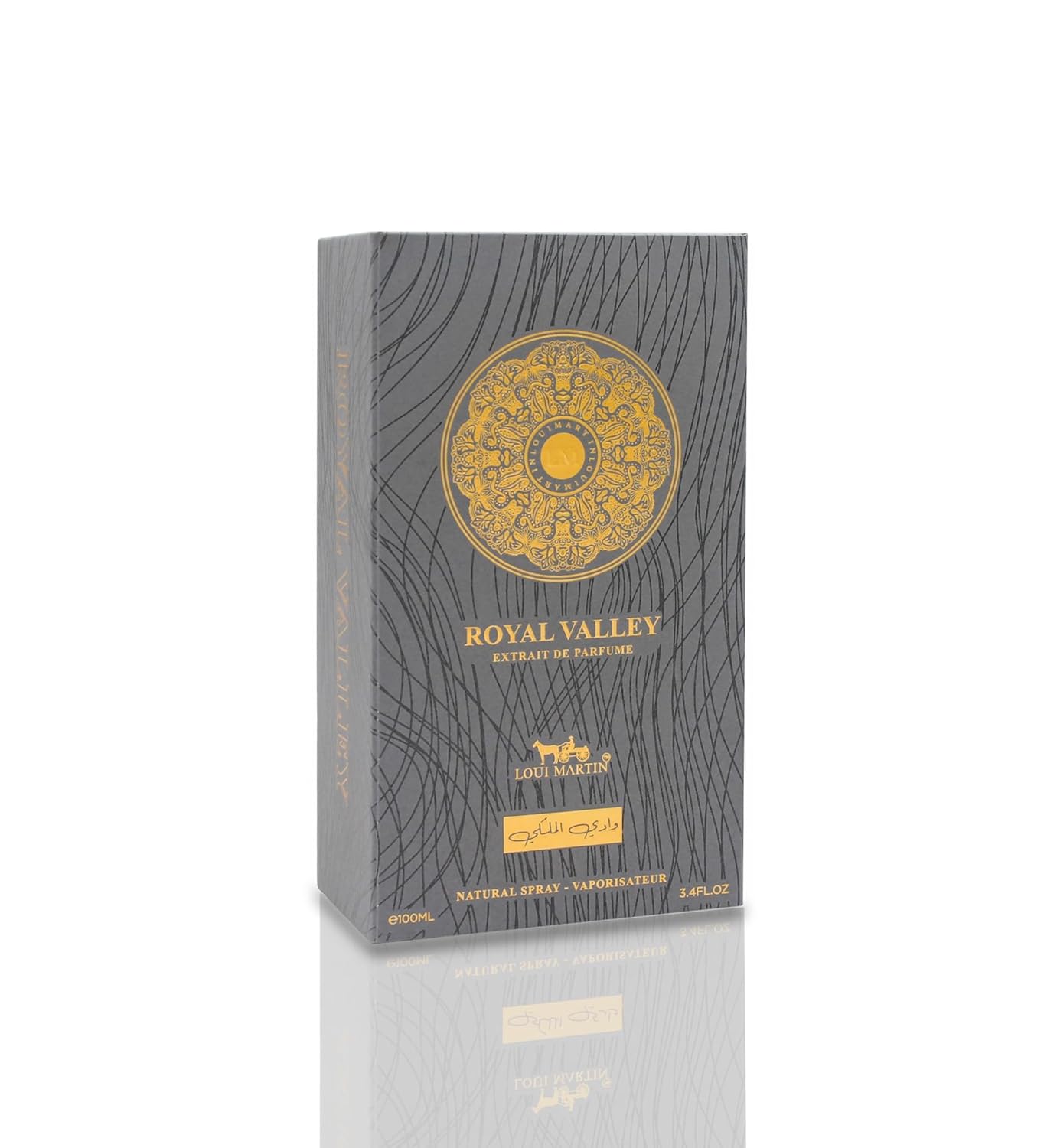 Royal Valley Extrait De Parfum 100ml Unisex Fragance By Loui Martin, Green Grey - Image 4