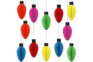 Christmas Honeycomb Table Centerpieces & Hanging Ornaments