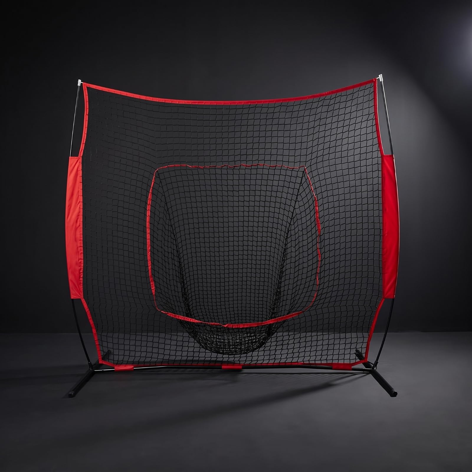 Rete da Battuta Professionale | stabilizzante, Rete da Baseball con Bersaglio, Resistente, per Giardino, Lanciatori