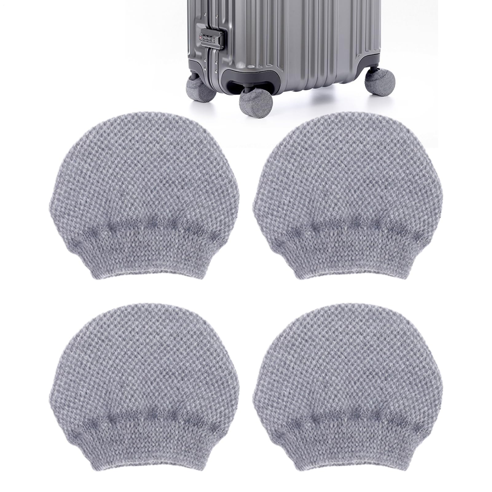 Luggage Wheel Covers - 4X Funda Protectora para Ruedas de Maleta | Piezas a Prueba de Polvo para Viajes de Interior y Vacaciones