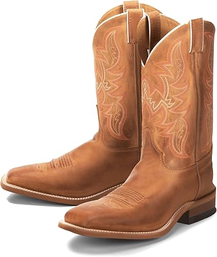 Justin Botas para hombre Bent Rail de 11 pulgadas con punta cuadrada