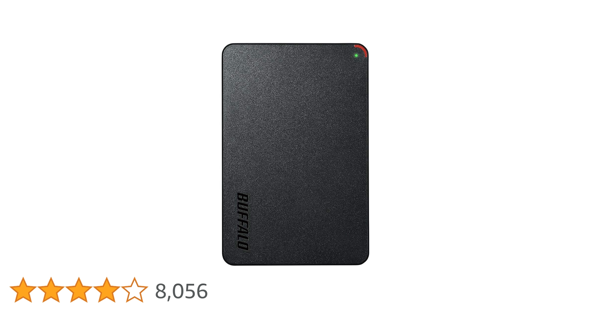 BUFFALO ポータブルハードディスク 5TB BUFFALO HD-PCFS5.0U3-GBA ［HD-PCFSU3-Aシリーズ 5TB ブラック