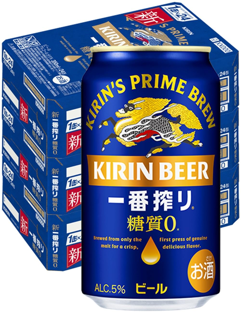 キリン　一番搾り　350ml 72本セット Amazon.co.jp: 一番搾り糖質ゼロ キリン ビール350ml×72本 3
