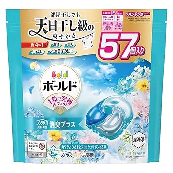 Amazon.co.jp: P&G ボールドジェルボール 4D 爽やかフレッシュ