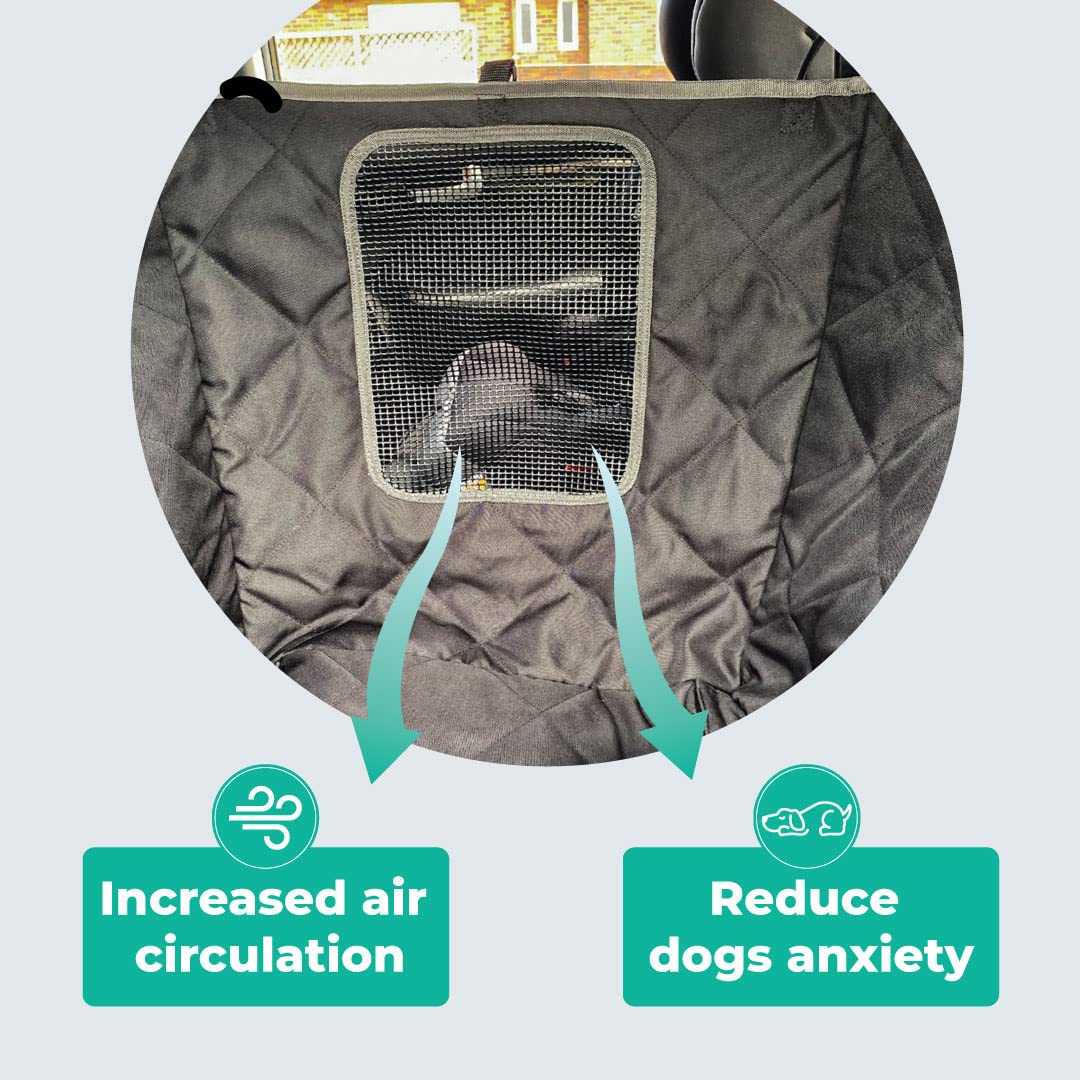 Furdelity?äó Dog Car Seat Cover for Back Seat Half Dog Seat Cover Dog Car Hammock Pet Car Seat Cover Dog Car Seats for Small Dogs Medium Large Dog Car Seat Scratchproof Waterproof Durable Non-Slip Safe