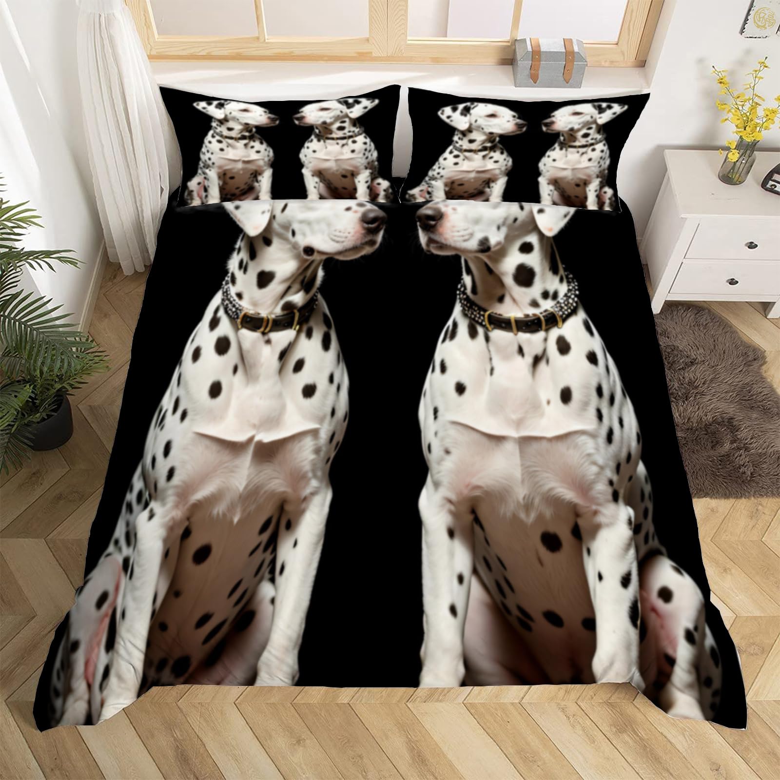 Parure Lit Chien Dalmatien 220x240 : l'idée cadeau parfaite pour les passionnés