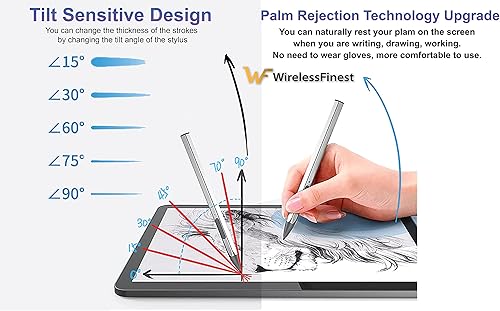 Miniatura 2 de Lápiz óptico de presión 4096 para Microsoft Surface Pro 9876543X Surface Laptop Book Studio Surface 3Go3Go2Go Pen Protocol retención magnética