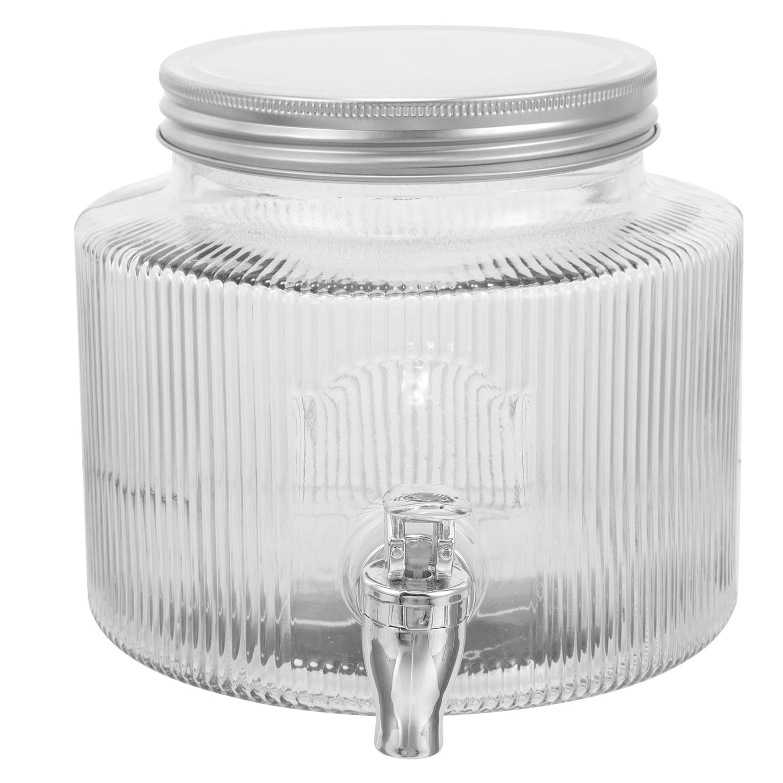 STOBAZA Dispensador de Bebidas Diseño Único de 2,8l de con Grifo y Fácil de Verter para Té Helado y Bebidas Frías en Fiestas y Reuniones