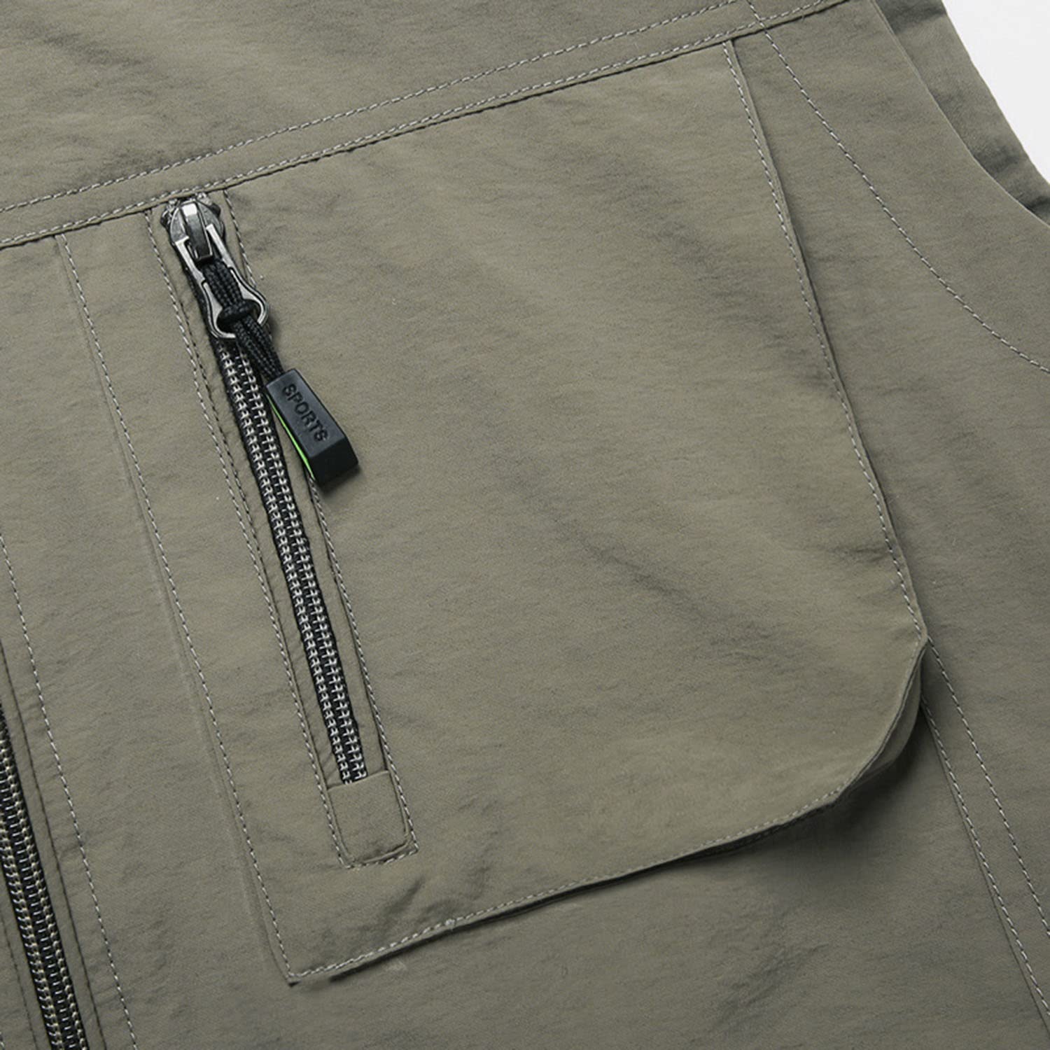 Chaleco para Hombre Chaleco Sin Mangas con Multibolsillos Chaleco De Pesca Exteriores Chaqueta Transpirable De Secado Rápido para Fotografía Viajes Senderismo