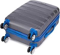 Vista 103 de Rockland - Maleta de viaje Melbourne, rígida y expandible, con ruedas giratorias, Azul