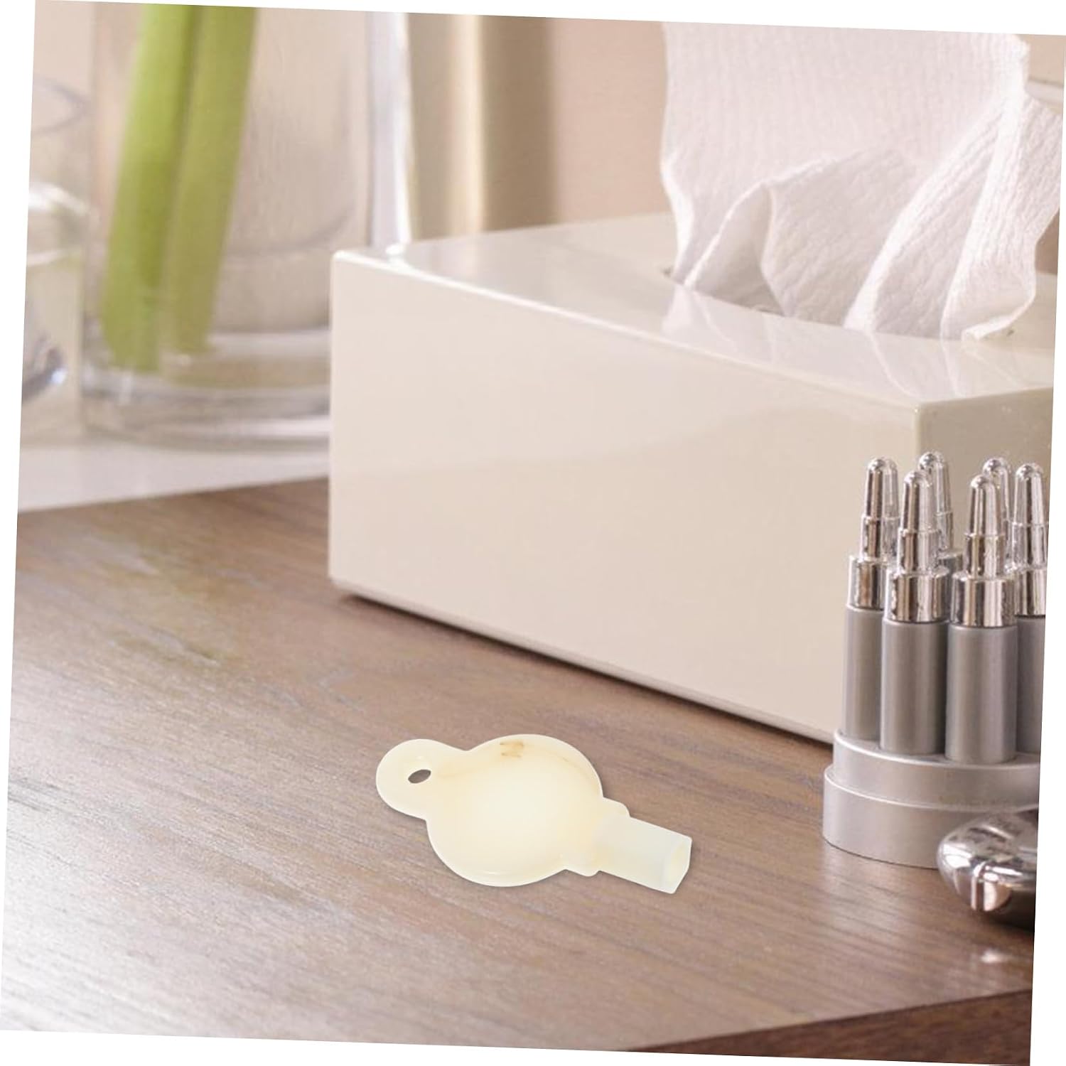 ORFOFE Paper Towel Dispenser Key Compact Portable Tissue Holder Tool for Bathrooms Offices and Commercial Spaces Stylish Design Lightweight Versatile Fit