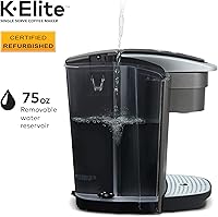 Vista 3 de Keurig K-Elite - Cafetera de una sola porción K-Cup Pod Coffee Brewer, con capacidad para café helado