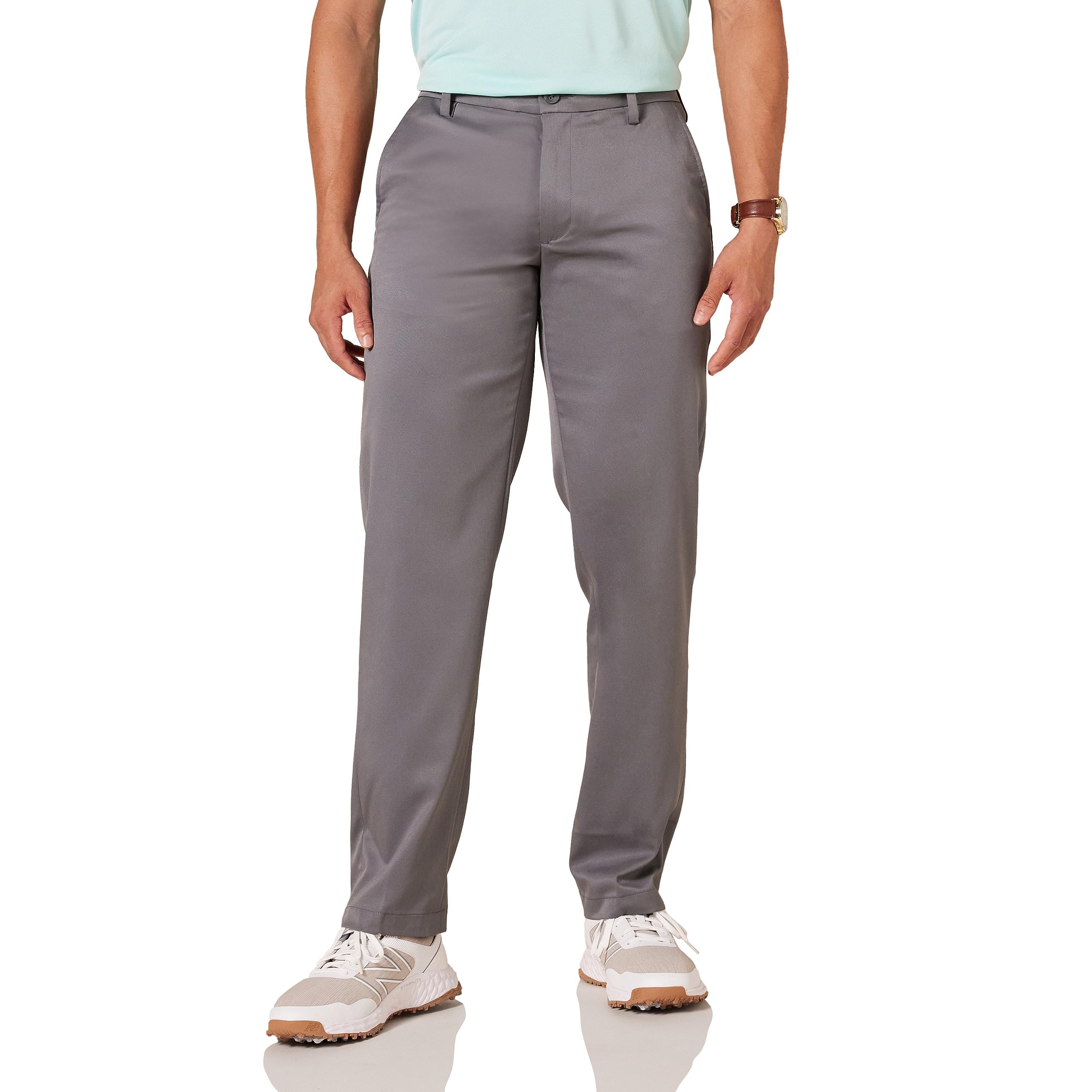 Amazon Essentials Pantaloni Elasticizzati con Taglio Dritto Uomo