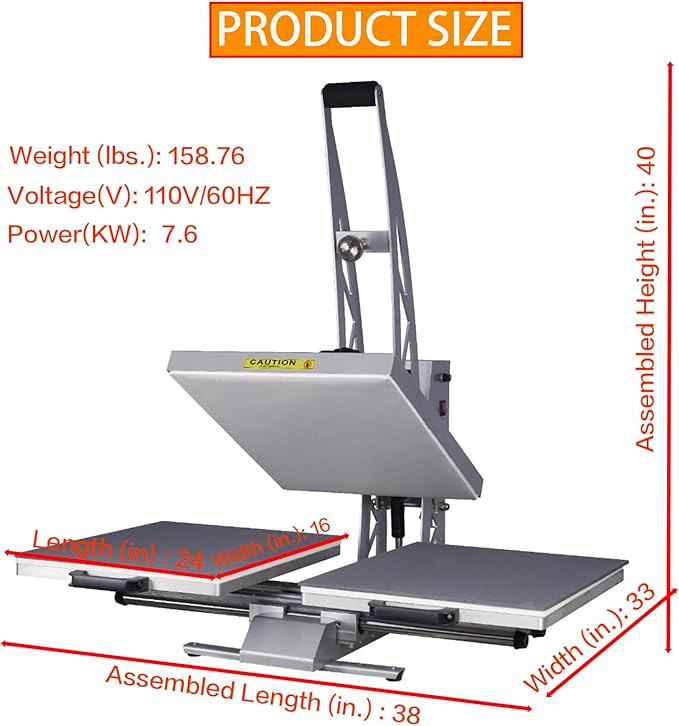 Termofijadora Semiautomática 16x24 Doble Plato WUMSTOT 110V miniatura 2