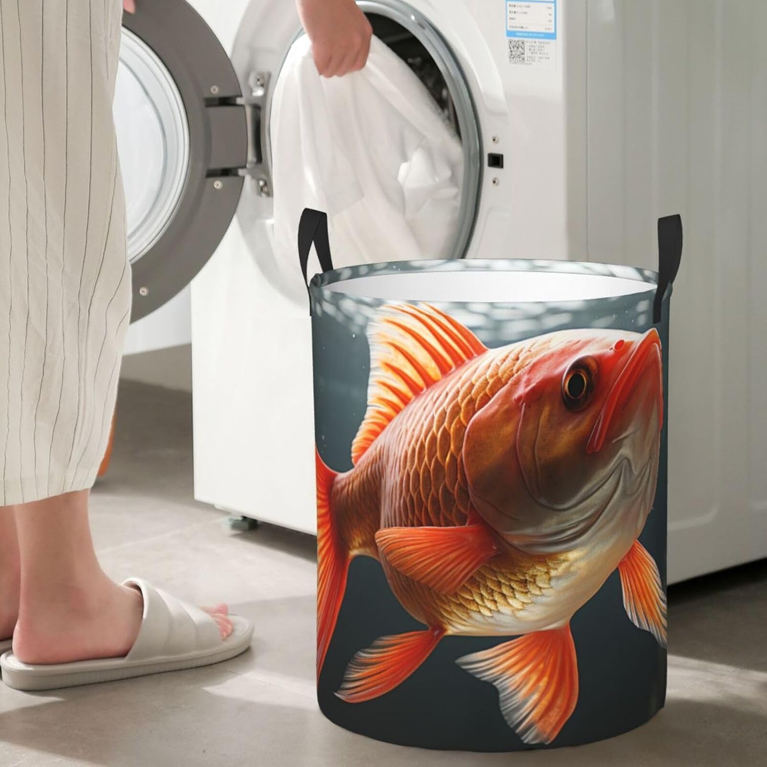 Laundry Basket With Handles Foldable Laundry Hamper Dirty Clothes Basket image 5