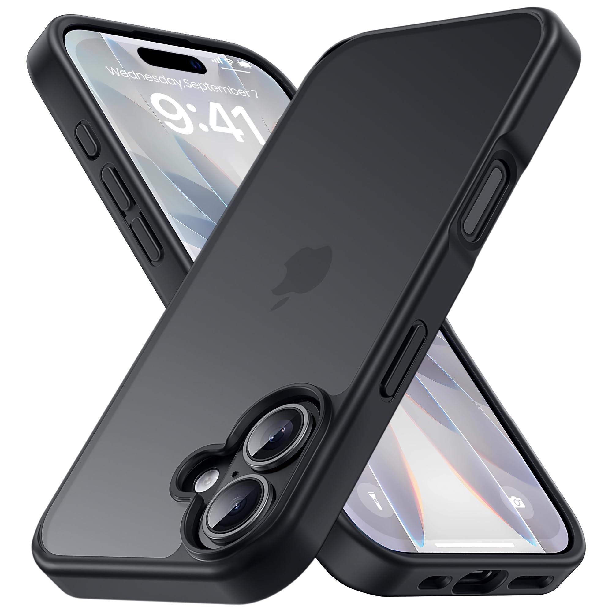 COSOIK iPhone 17 用 ケース 滑り止め 指紋防止 米軍MIL規格…