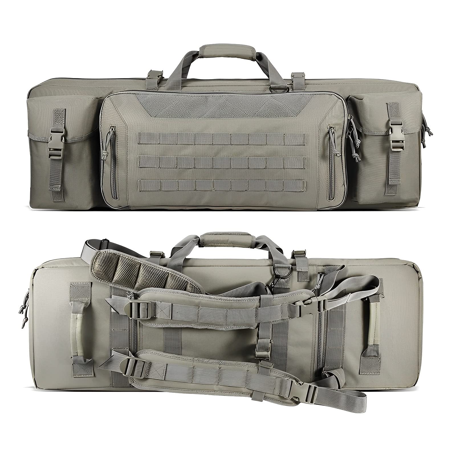 Bolsa para Armas 2 Armas largas, Bolsa de Caza táctica para Pesca, Caza, Tiro Deportivo, Bolsa Impermeable para Armas para Almacenamiento de Equipos de Caza y Transporte de Armas d
