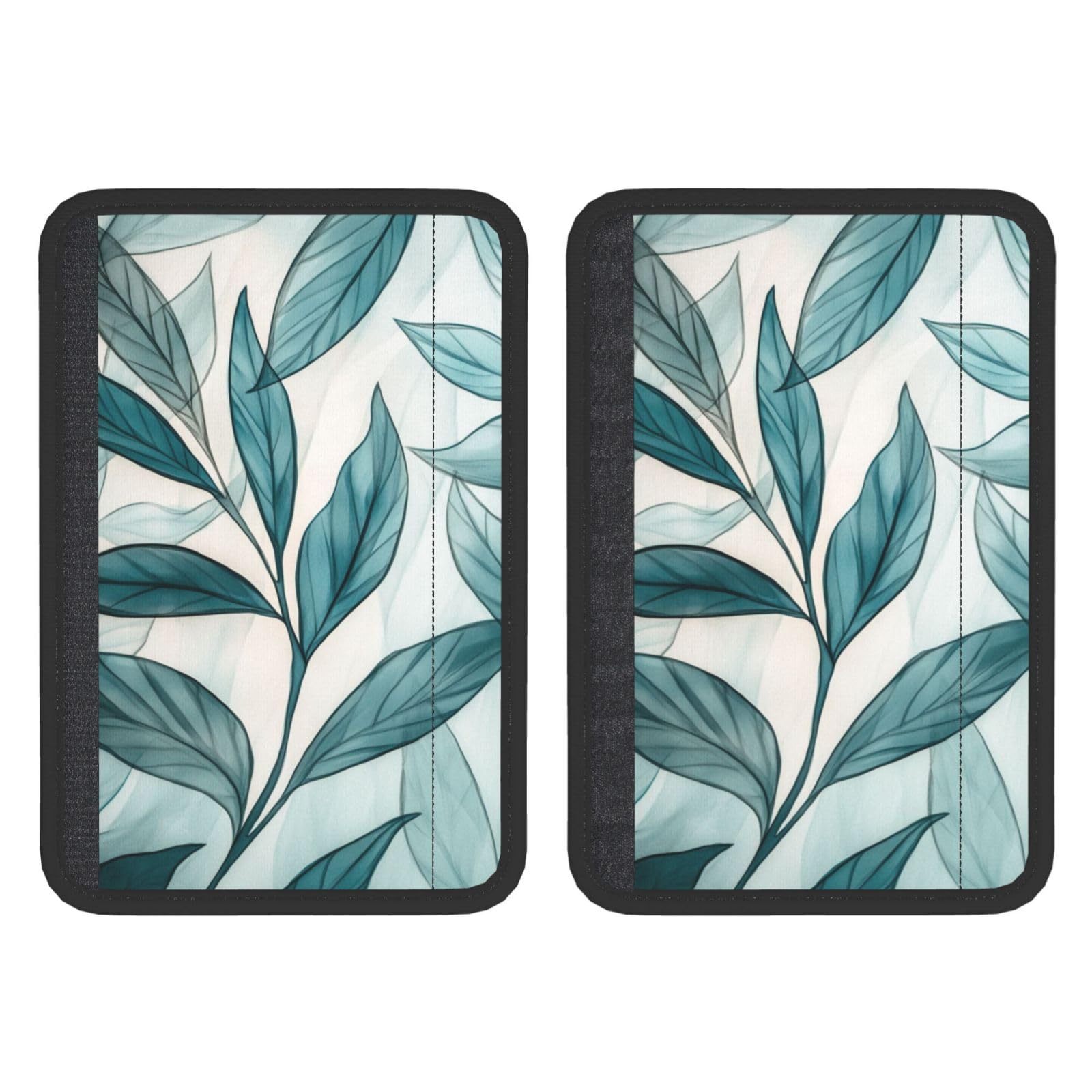 Abstract Botanical Illustration Car Seat Belt Cover 2 Pack Seatbelt Strap Shoulder Pad Protector Universal Comfort for Car