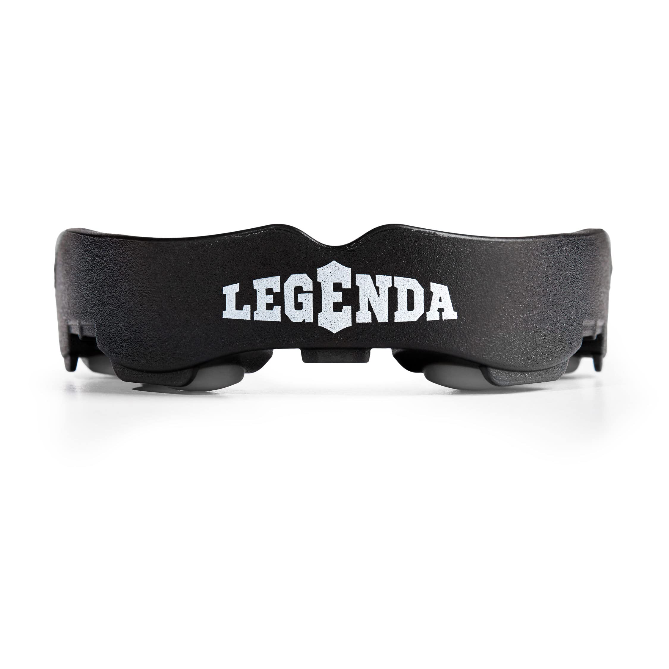 Legenda Protector bucal deportivo con funda, protector bucal profesional para boxeo, muay thai, artes marciales mixtas, lucha libre, lacrosse y deportes de alto contacto, se adapta a adultos, jóvenes