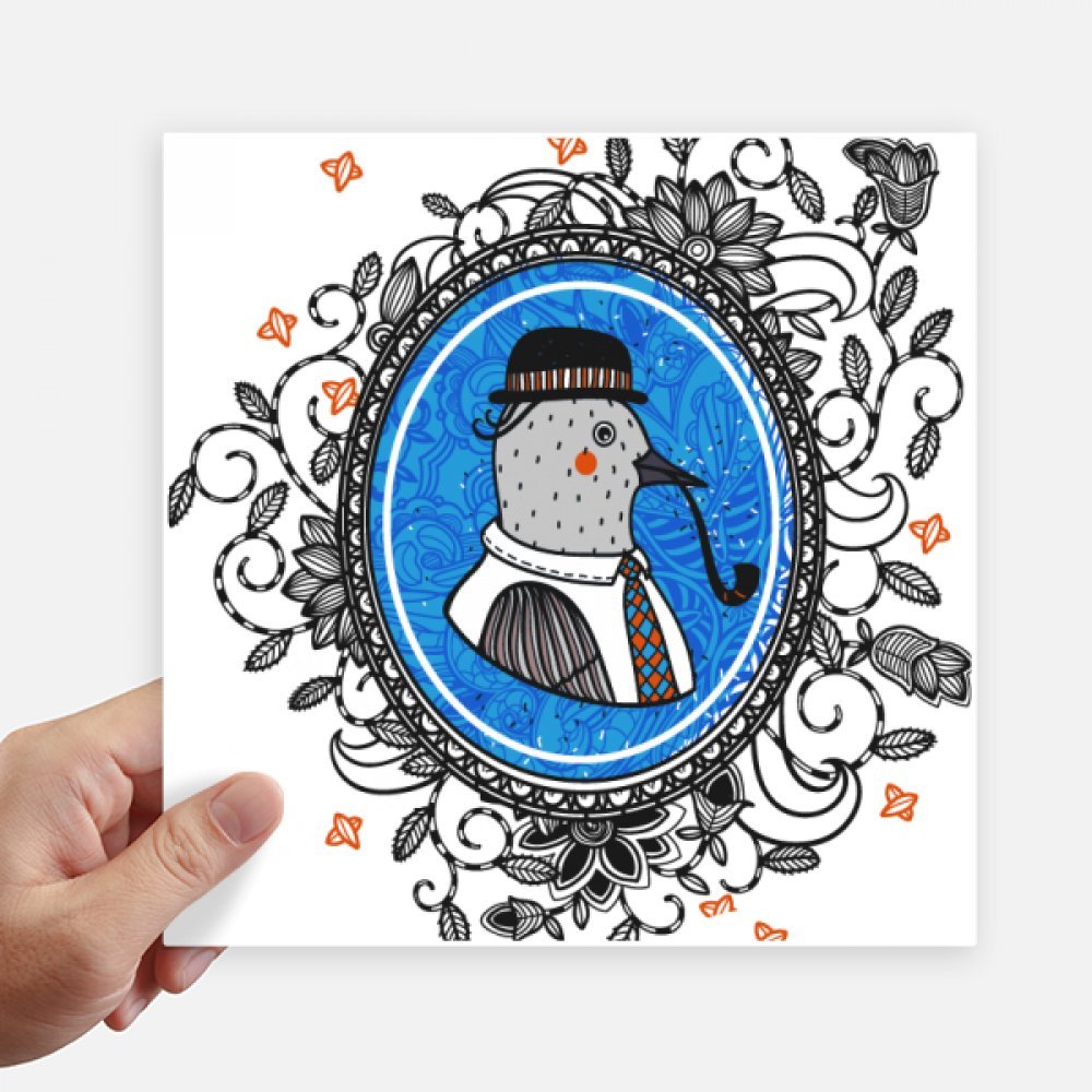 Autocollant pigeon cartoon de 20 cm pour personnaliser vos valises et ordinateurs