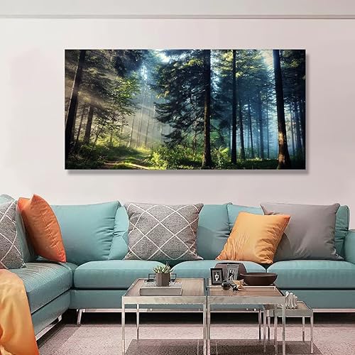 Miniatura 2 de Lienzo decorativo para pared de árbol, hermoso paisaje para sala de estar, dormitorio y oficina, imágenes de árbol grande, decoración de pared de 20
