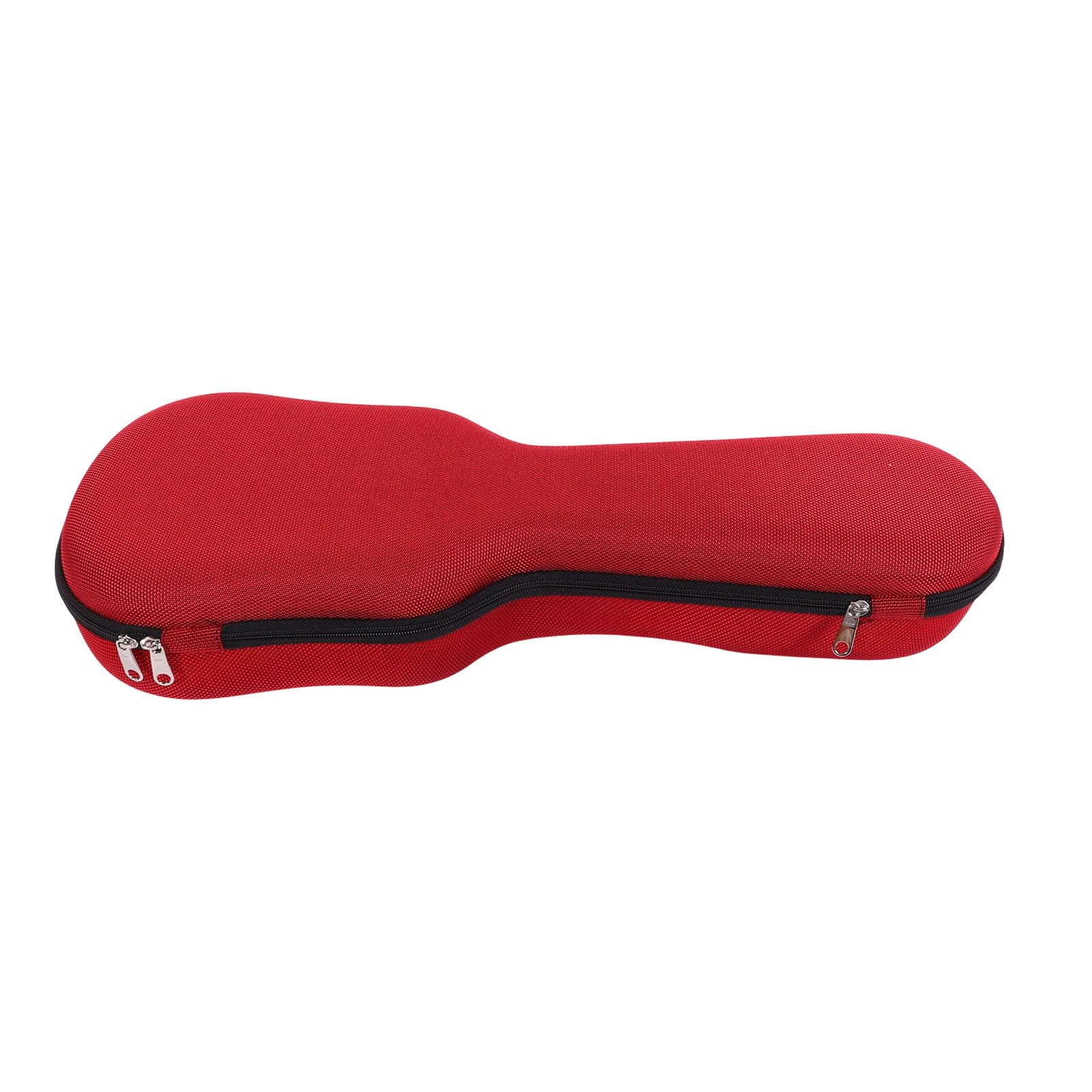 Generic Ochronna Torba na gitarę akustyczną 21" z Pluszowym Wnętrzem dla Entuzjastów Ukulele (czerwony)