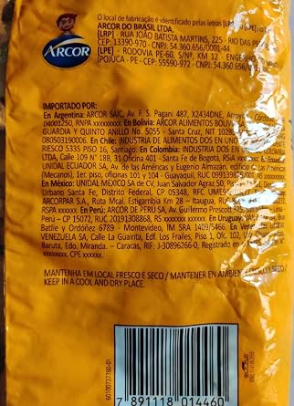 ARCOR Bala Butter Toffees Leite 600 grs. / Butter Toffes Candies Milk Caramel Flavor 1.5 lbs.