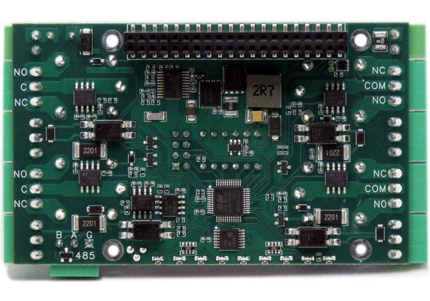 Smart Relays with Universal Inputs 8-Layer Stackable HAT for Raspberry Pi