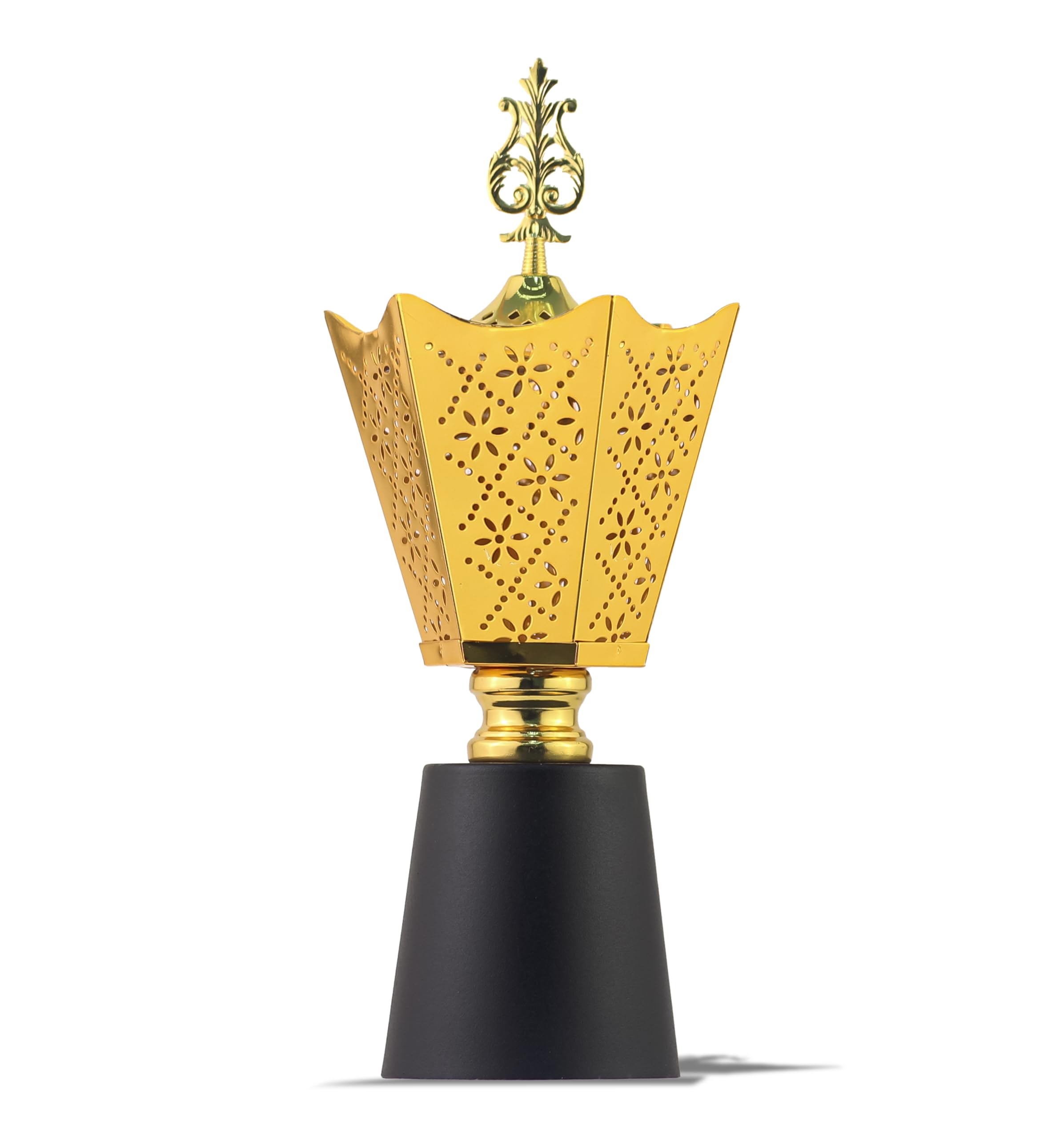 Mobigon Charcoal Incense Burner, Bakhoor Burner, Oud Frankincense Incense Burner, Vintage Arabic Burner, Suitable For Arabian Oud, Yoga, Spa and Aromatherapy, Office & Home Decor (Style 30)