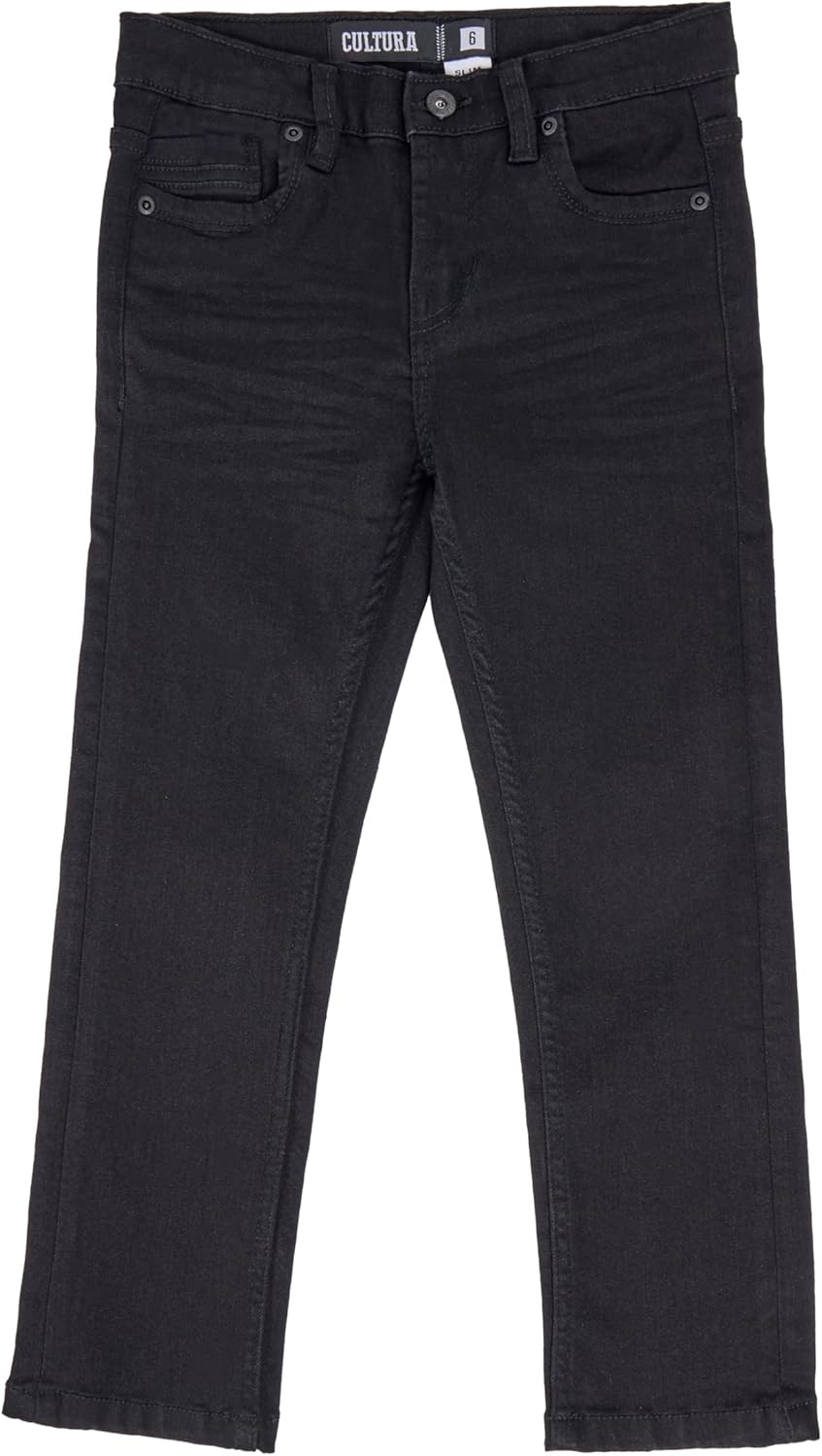CULTURA Boys Pants (4-20), Big Boy & Little Kids Stretch Slim Fit Jeans for Boys
