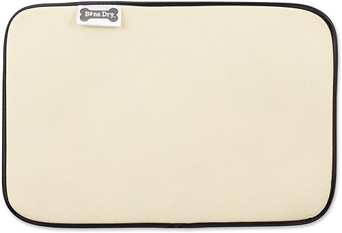 Miniatura 3 de Bone Dry Felpudo lavable a máquina, ultra absorbente para mascotas, 12x18, silueta de gato