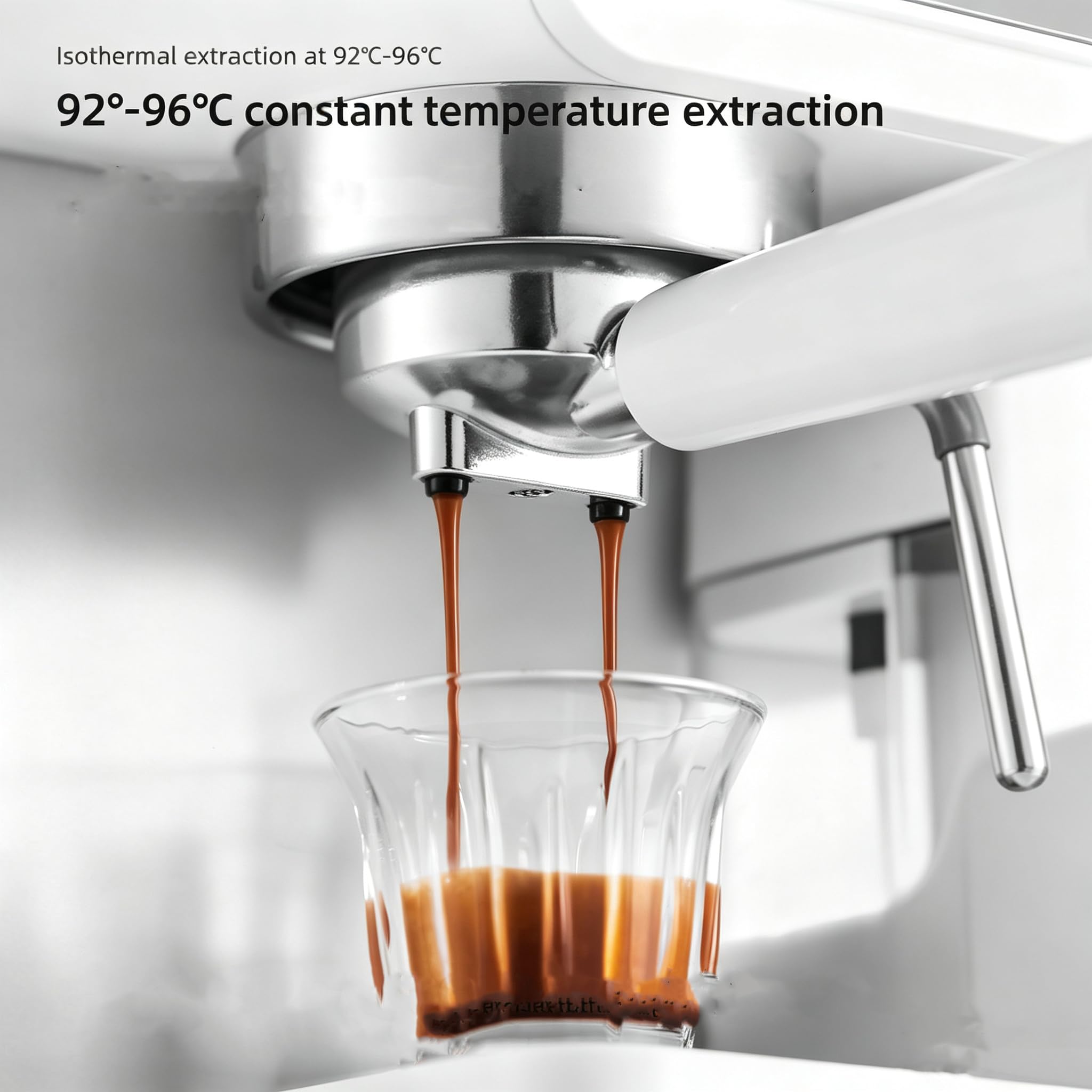 Cafetera Espresso Manual De 1350 W Y 20 Bares, Compacta.