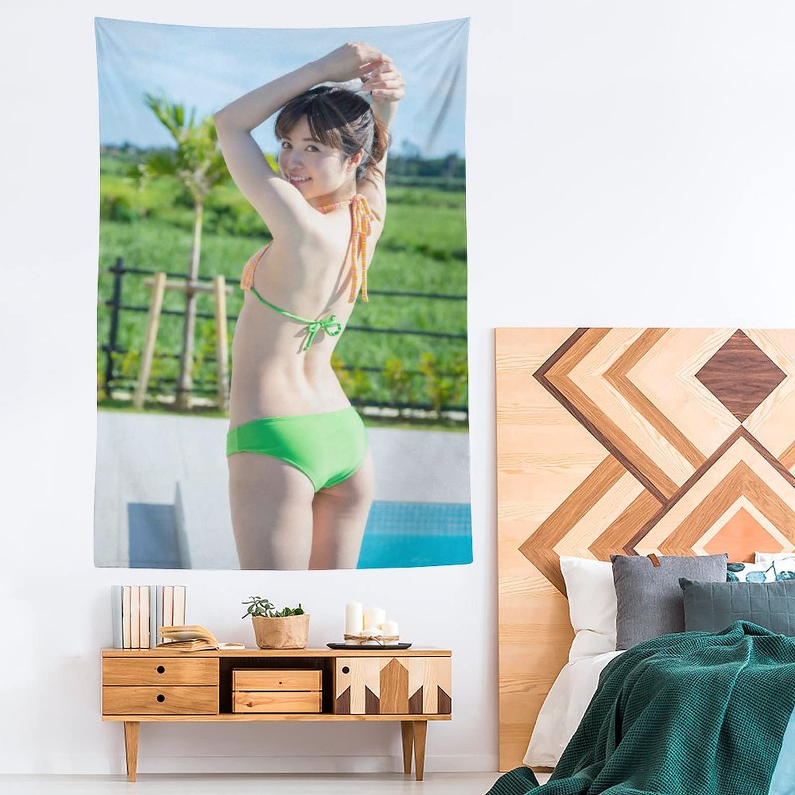 Amazon.co.jp: 人気 朝比奈ななせ タペストリー インテリア アート