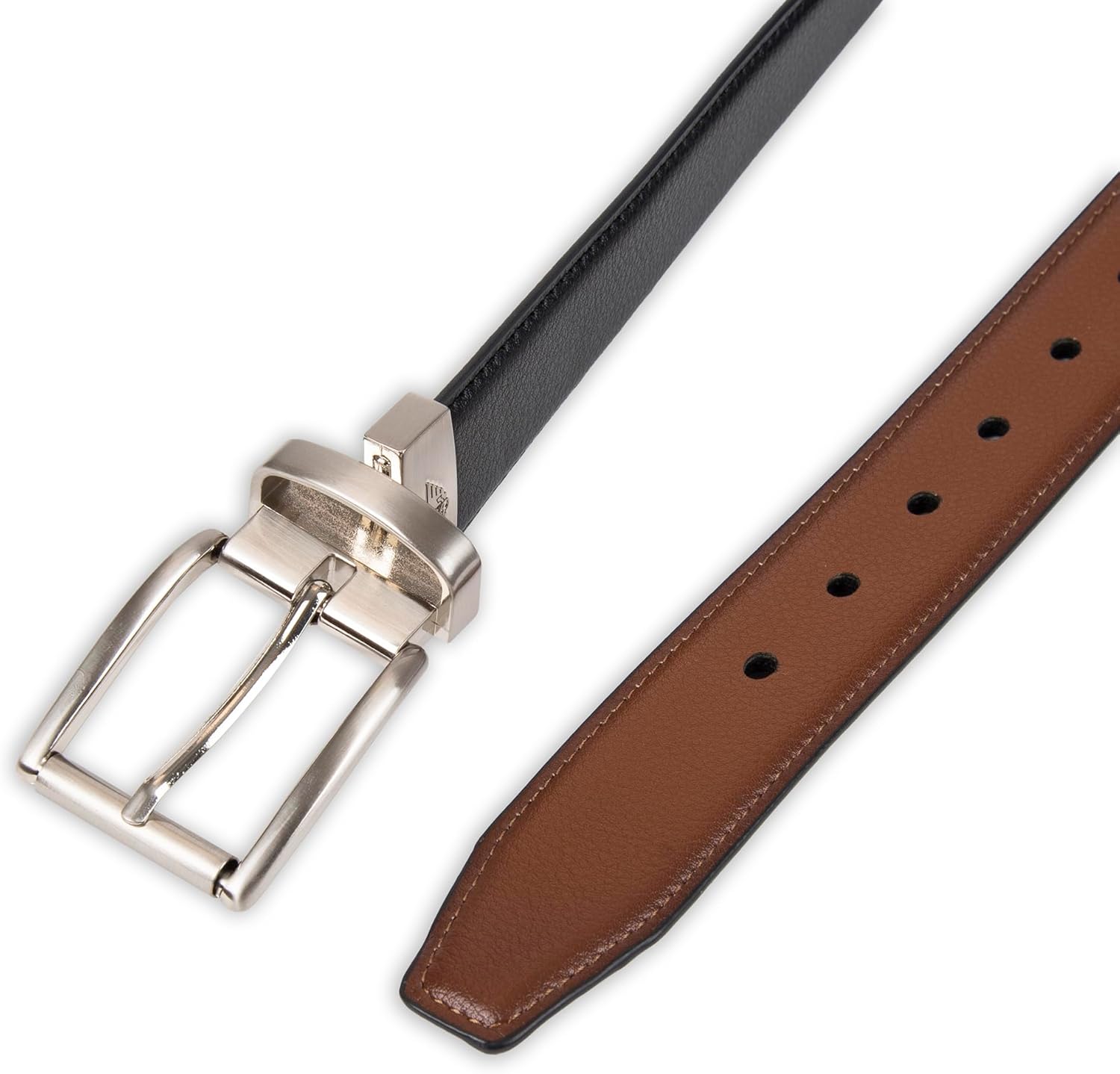 Dockers Men's 2-in-1 Reversible Everyday Casual Versatile Belt (Regular and Big & Tall Sizing) - Image 5