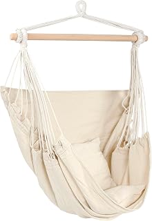 ハンモックチェアIKEA:おすすめ&選び方ガイド 18 Hammock Chair, Hanging Chair, Hanging Chair, Hammock Chair, Camping, Rope Chair, Hand-knitted, Canvas, Garden Chair, For Adults & Children, IndoorOutdoor Use, Chair-Shaped Hammock, Load Capacity