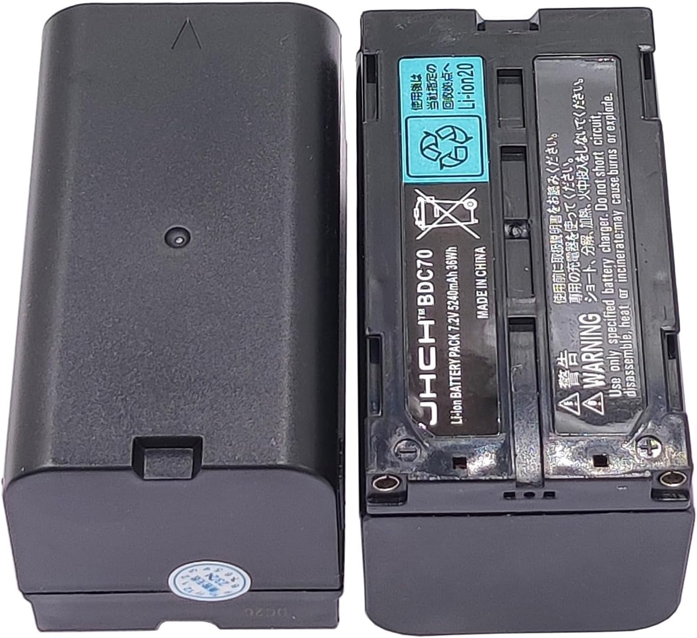 7.2V BDC70 Li-ion Battery 5240mAh BDC-70 BDC58 Battery for Topcon & Sokkia Total Stations/GPS, Robotic Total Stations and GNSS Receivers