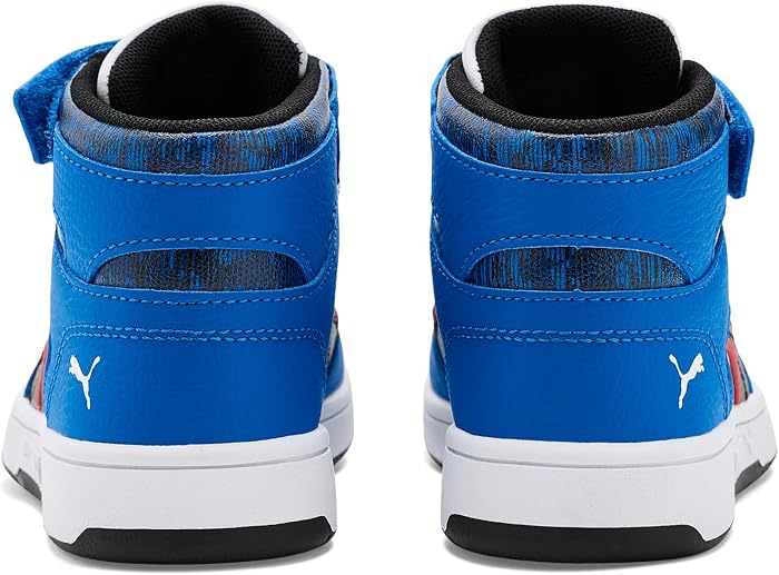 Обувь PUMA Rebound Layup Mid Hook-and-Loop Shoes (Little Kid/Big Kid) — фото 4