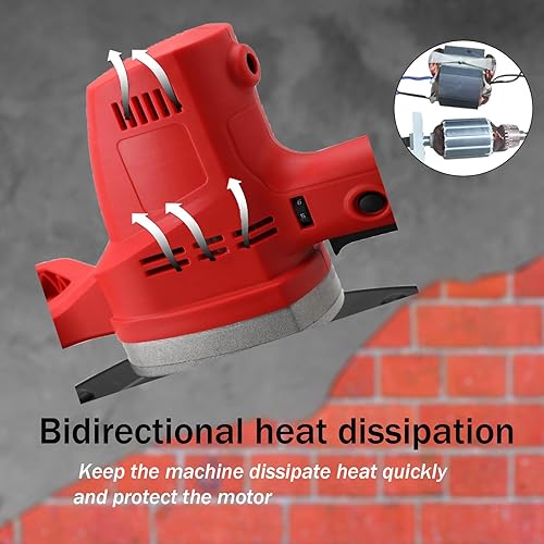 Miniatura 4 de Lijadora de mano para paneles de yeso, Paleta de mortero de cemento de hormigón ajustable de 6 velocidades, Kit de máquina pulidora de alisado de