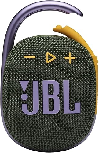 Miniatura 2 de JBL Paquete de altavoces Bluetooth portátil Clip 4 con bolsa de transporte protectora CCI Deluxe (verde)