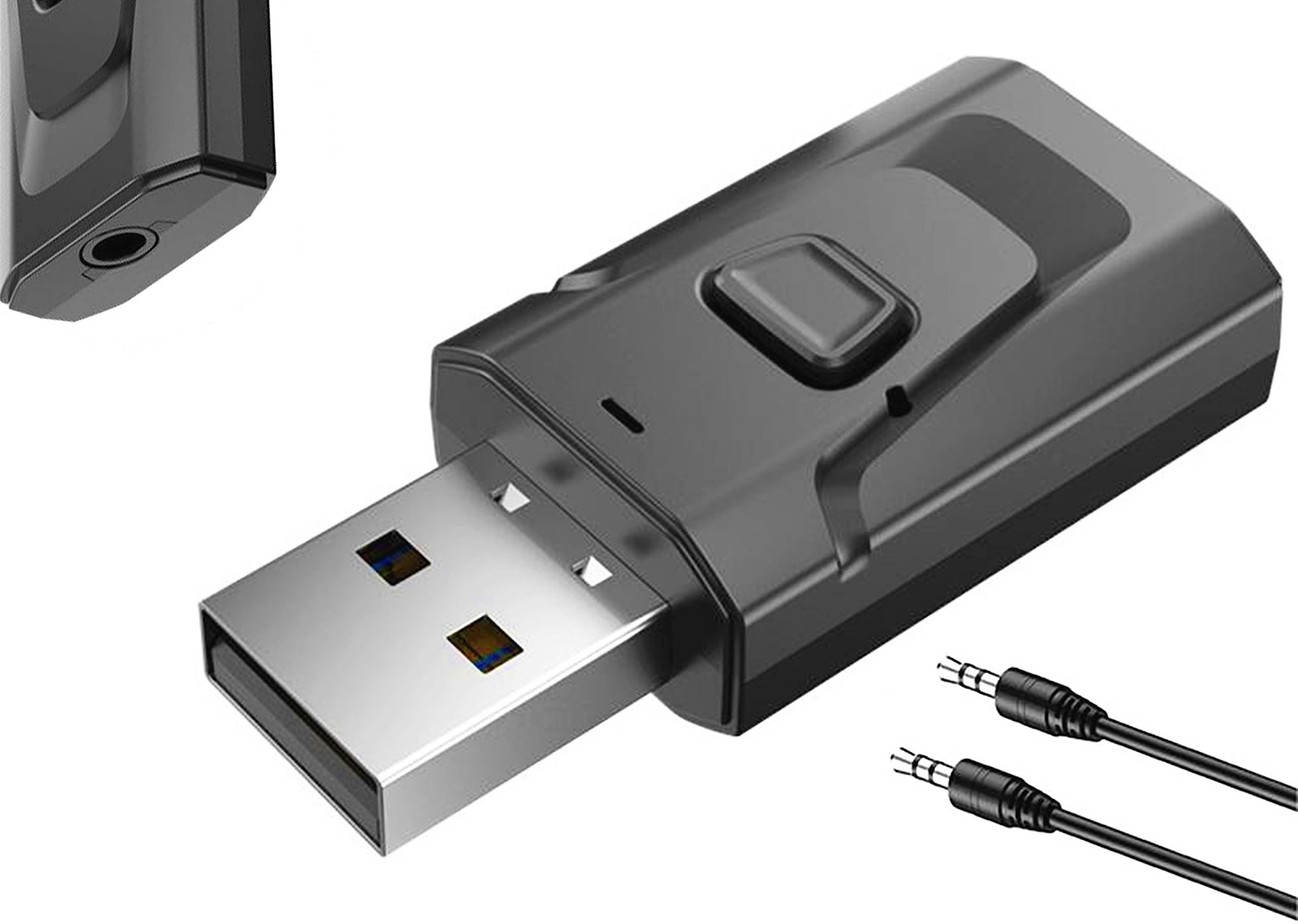Adattatore Bluetooth 4 In 1 EasyULT – Trasmettitore E Ricevitore USB 5.0 Con Cavo Audio Da 3.5mm Per TV, PC E Auto