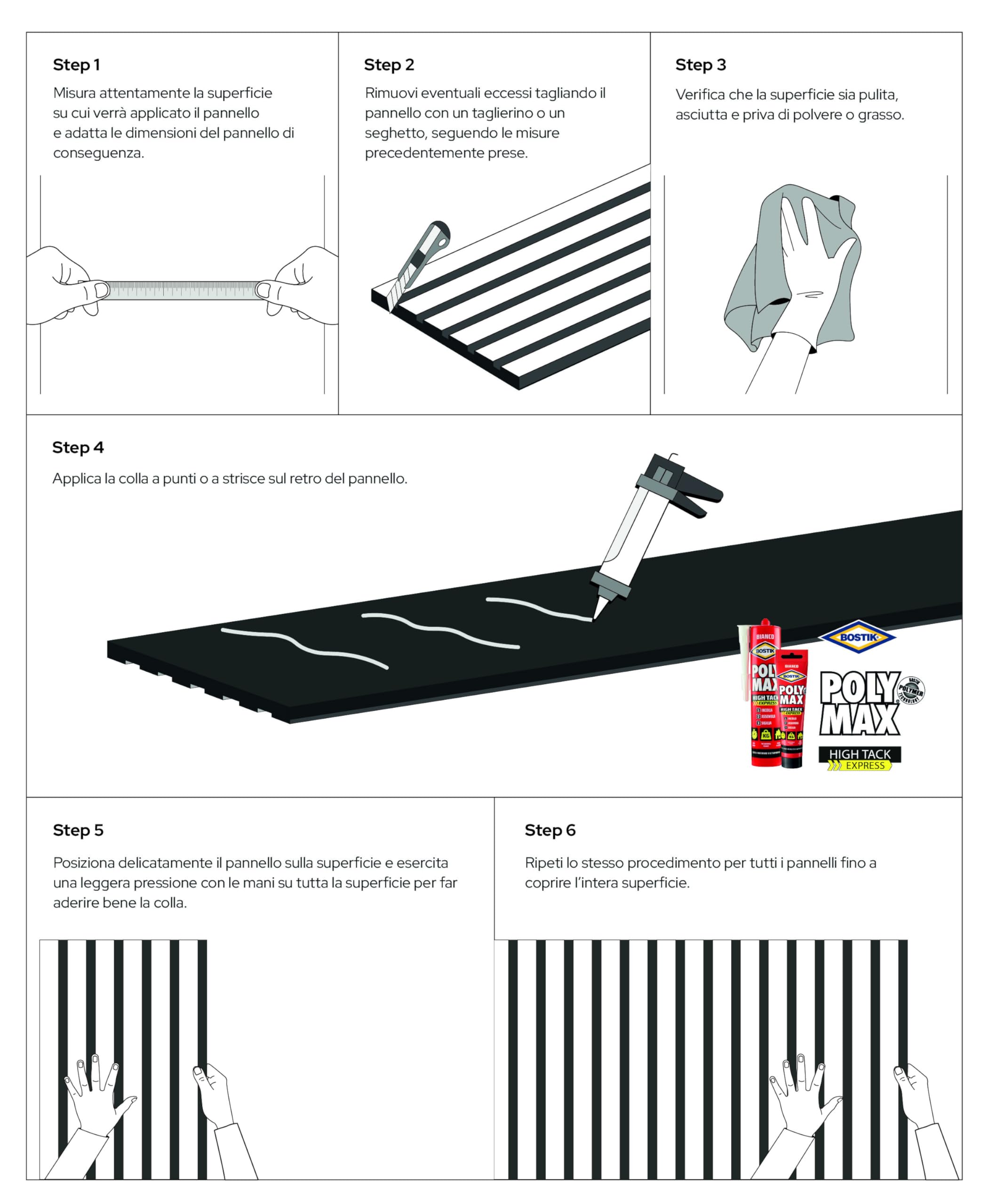 Pannello in PVC con Doghe effetto Legno Rivestimento Murale 30x120 conf. 10 Pezzi (Bianco)
