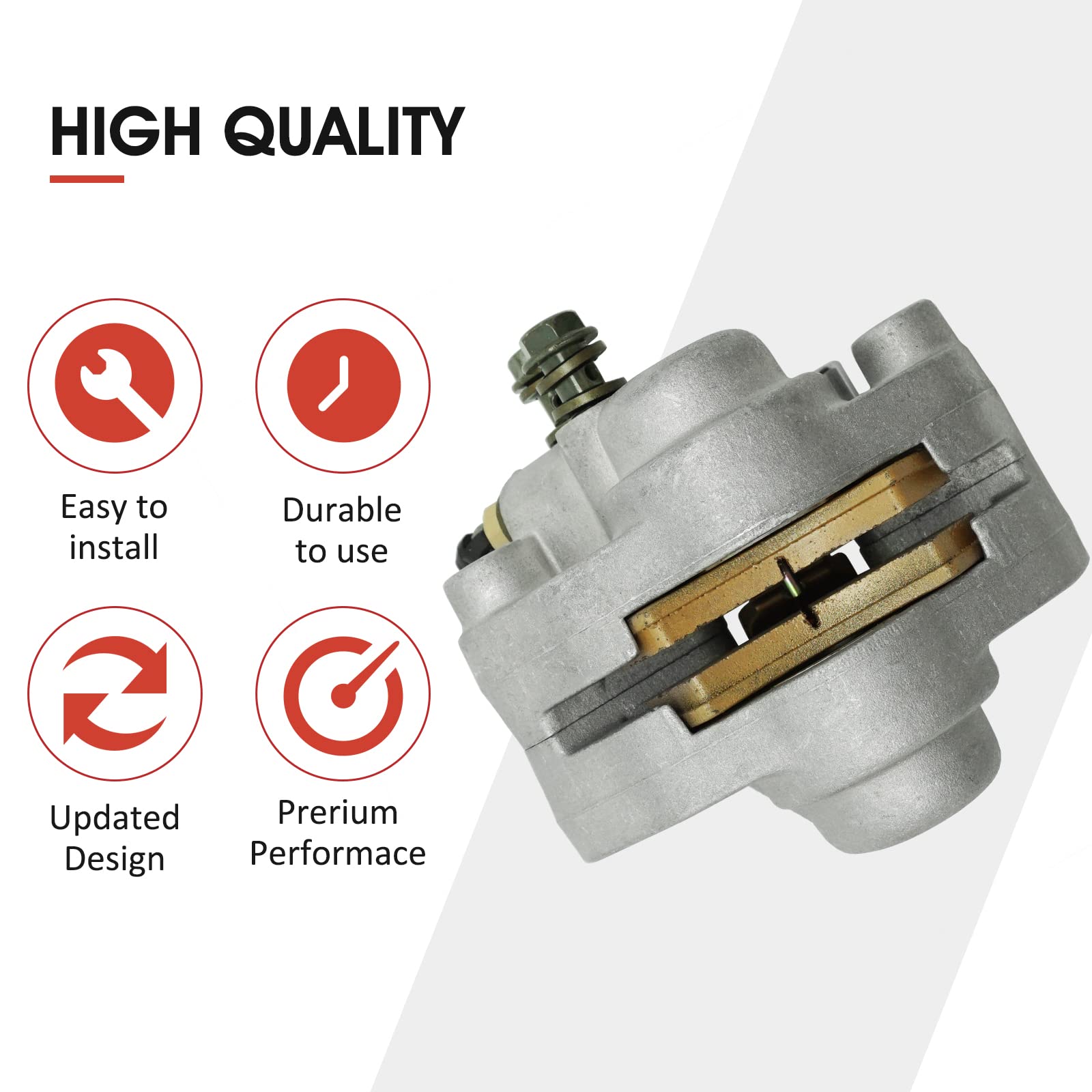 Amazon.com: M MATI Rear Brake Caliper Assembly for Polaris Magnum