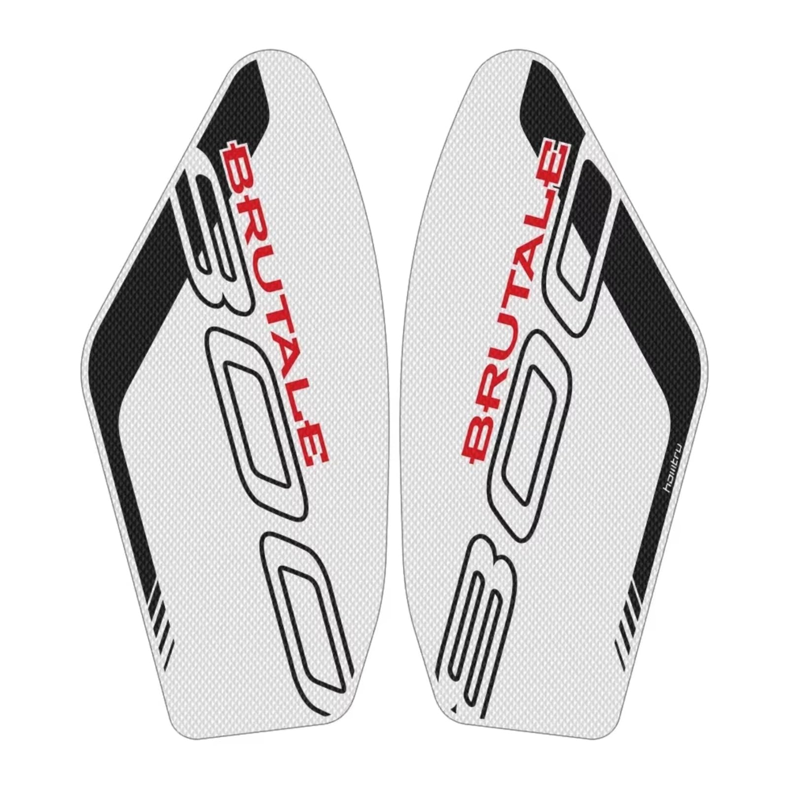 Motorcycle Tank Pad Compatible with MV Agusta for Brutale for 800 for 800RR for SCS 2020 Motorcycle Frosted Tank Cover Decal Traction Grip(White)