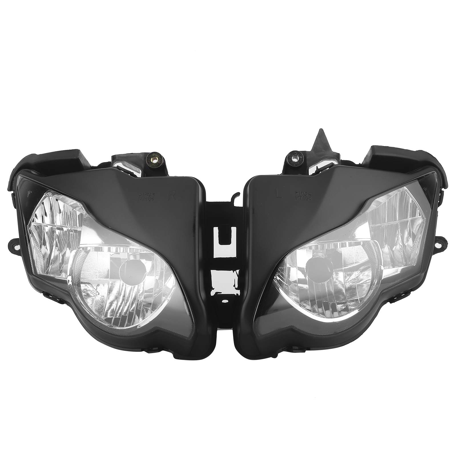 Alloggiamento Faro Moto Standard Originale con Lente Trasparente, Sostituto Ideale Fai da Te per CBR 1000RR 2008‑2011, Design Elegante per i Guidatori Notturni, Alloggiamento in ABS Nero