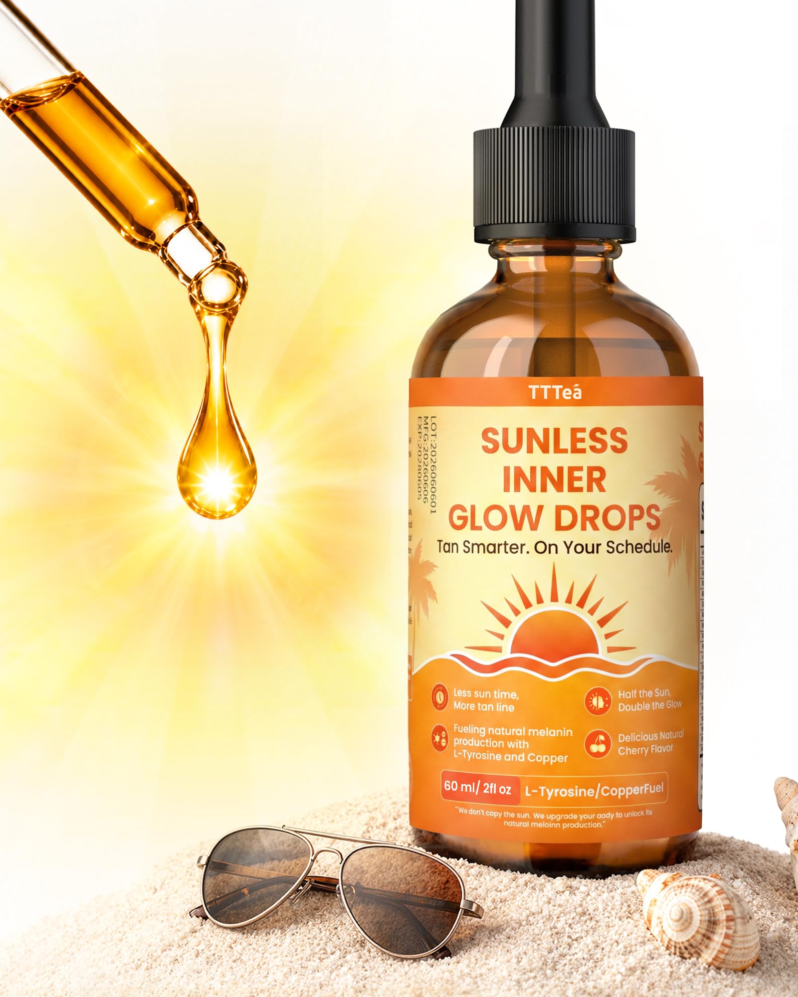Self Tanning Drops to Drink - Sunless Tanning Glow Drops
