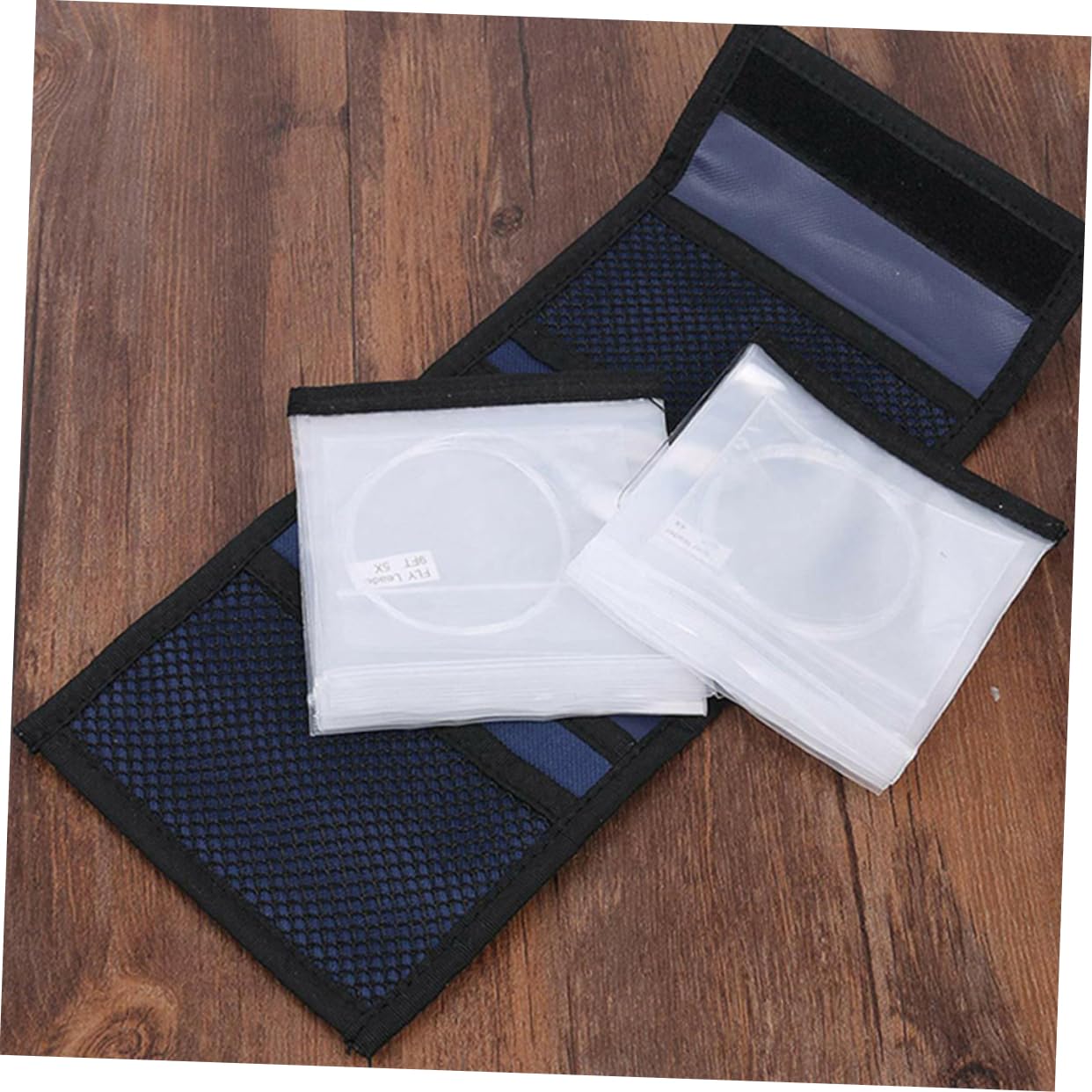 TOYANDONA Porte-Bas De Ligne Et Pochette De Rangement pour Appâts pour Eau Douce Et Salée avec Compartiments Individuels Et Conception Respirante